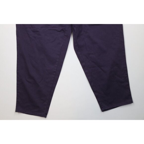 Deadstock Vtg 90s Fila Mens 42x34 Spell Out Baggy Fit Skateboard Jeans Purple - Picture 4 of 15